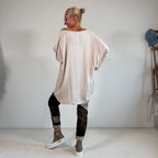 Longshirt Oversized "AMORE" - Farbauswahl