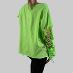 Langarmshirt Schnüroptik - Farbauswahl