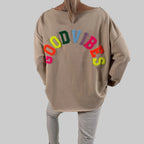 Sommersweater Good Vibes - Farbauswahl