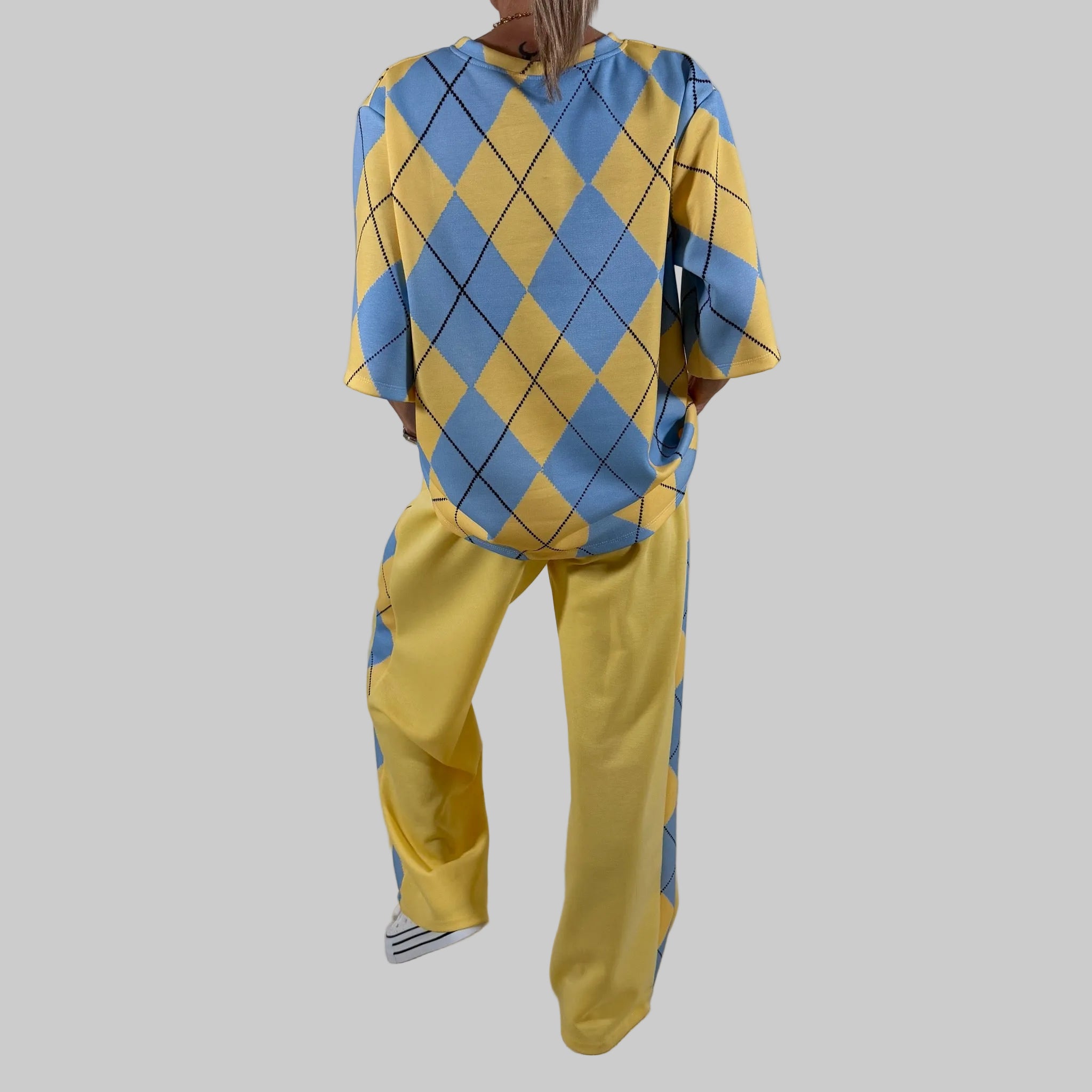 Zweiteiler Argyle Look