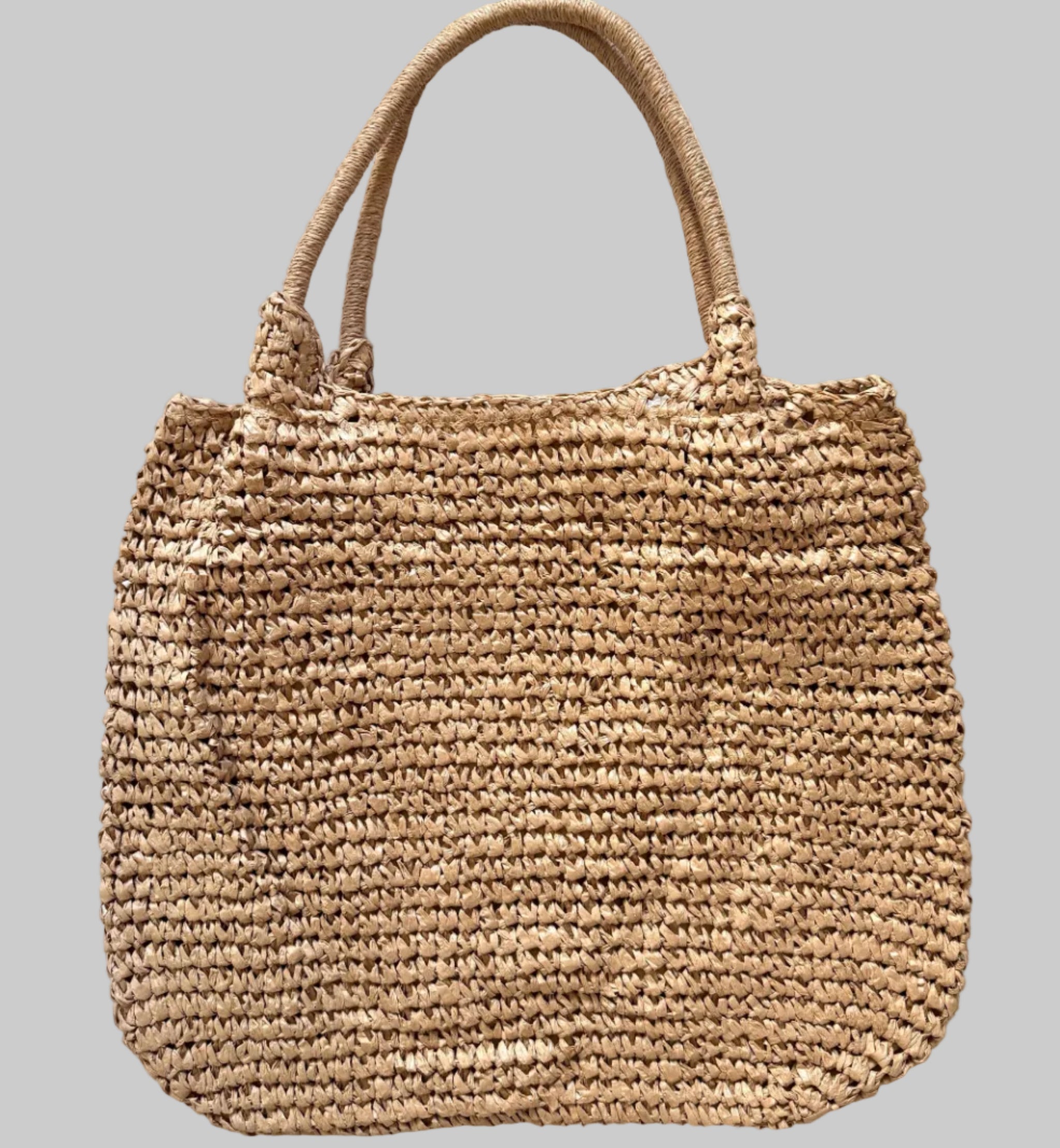 Shopper Strohoptik Large - Farbauswahl