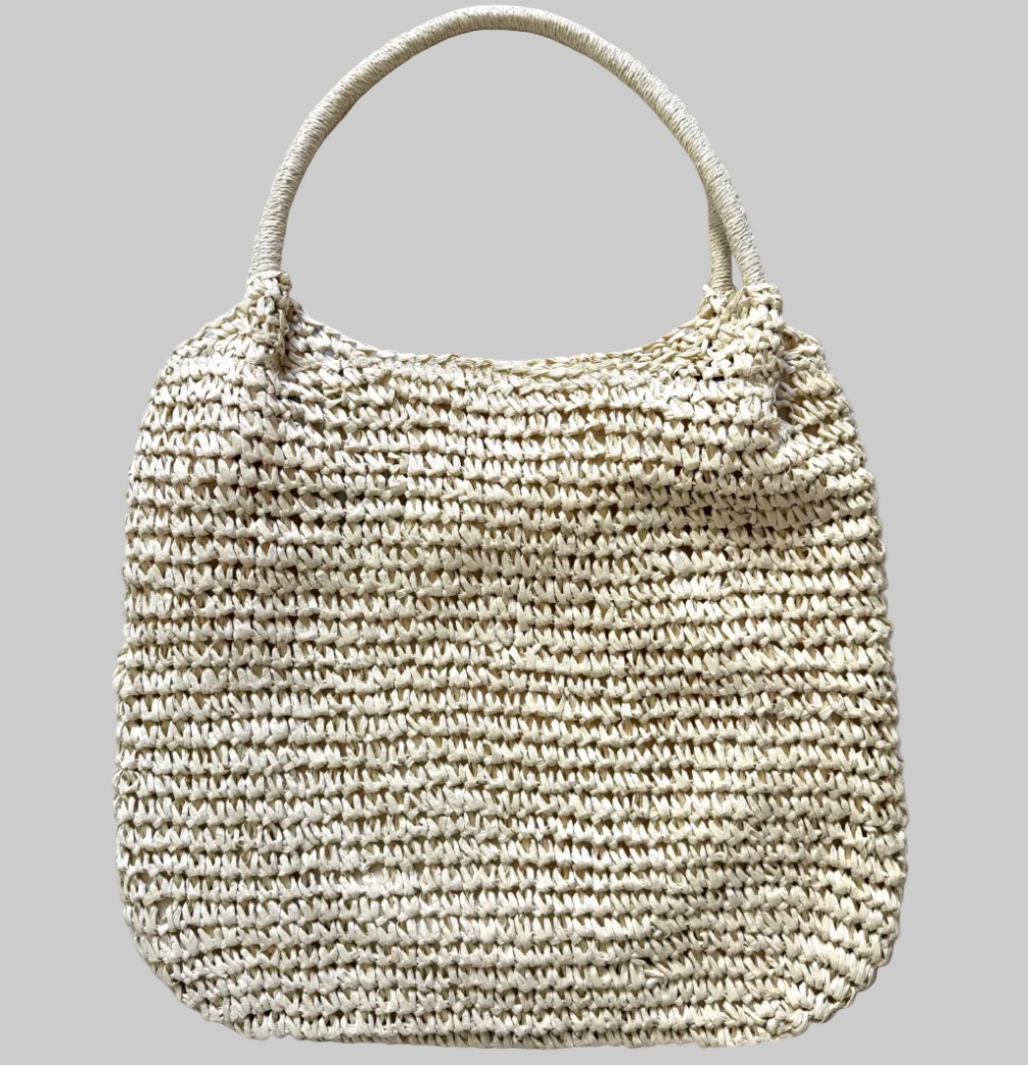 Shopper Strohoptik Large - Farbauswahl