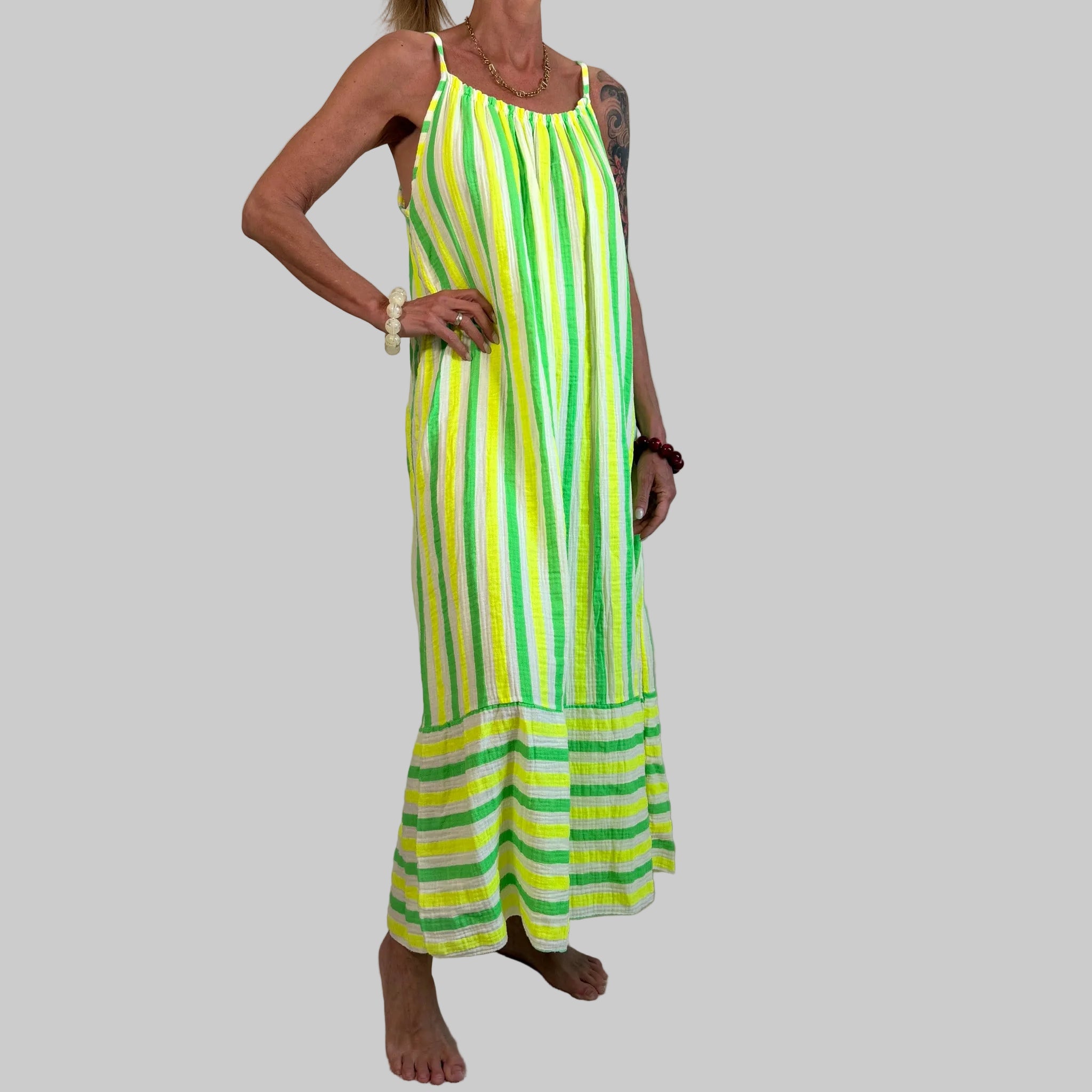 Musselin Sommerkleid - Farbauswahl