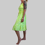 Musselin Sommerkleid kurz - Farbauswahl