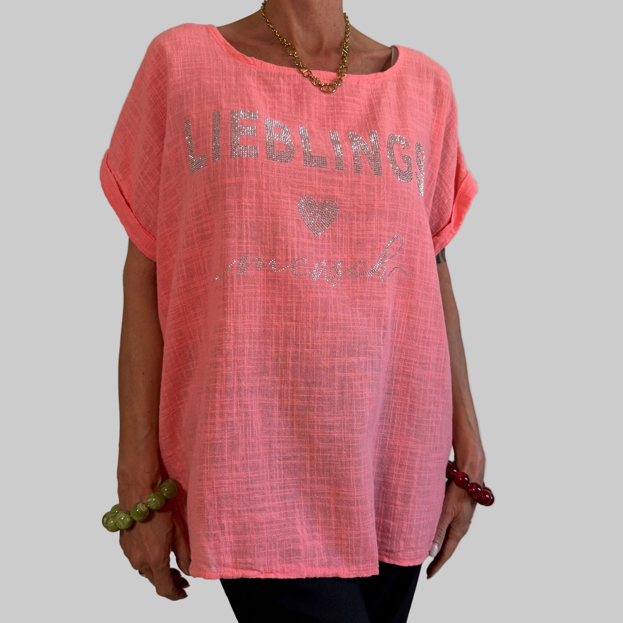 Shirt Lieblingsmensch Kurzarm - Farbauswahl