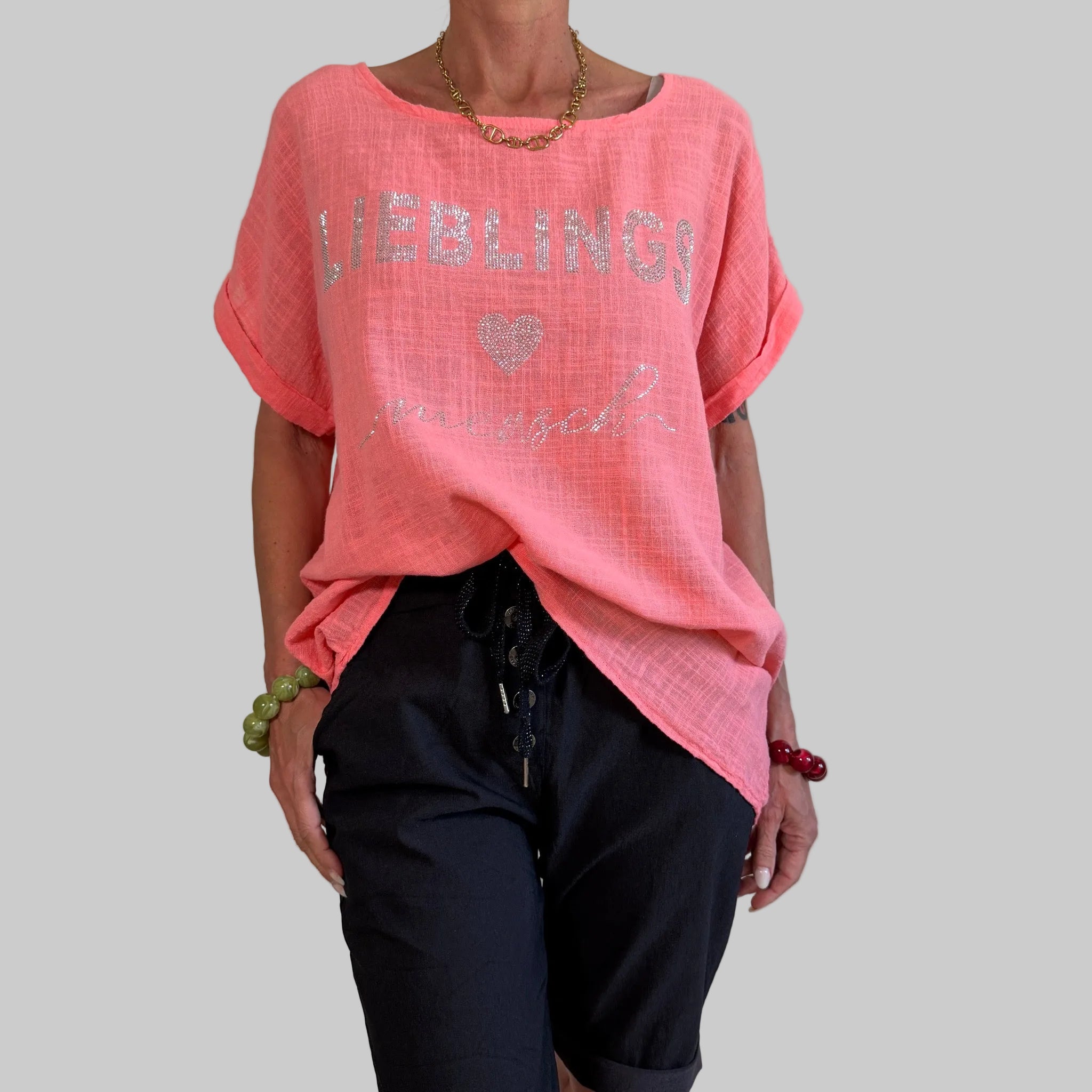 Shirt Lieblingsmensch Kurzarm - Farbauswahl