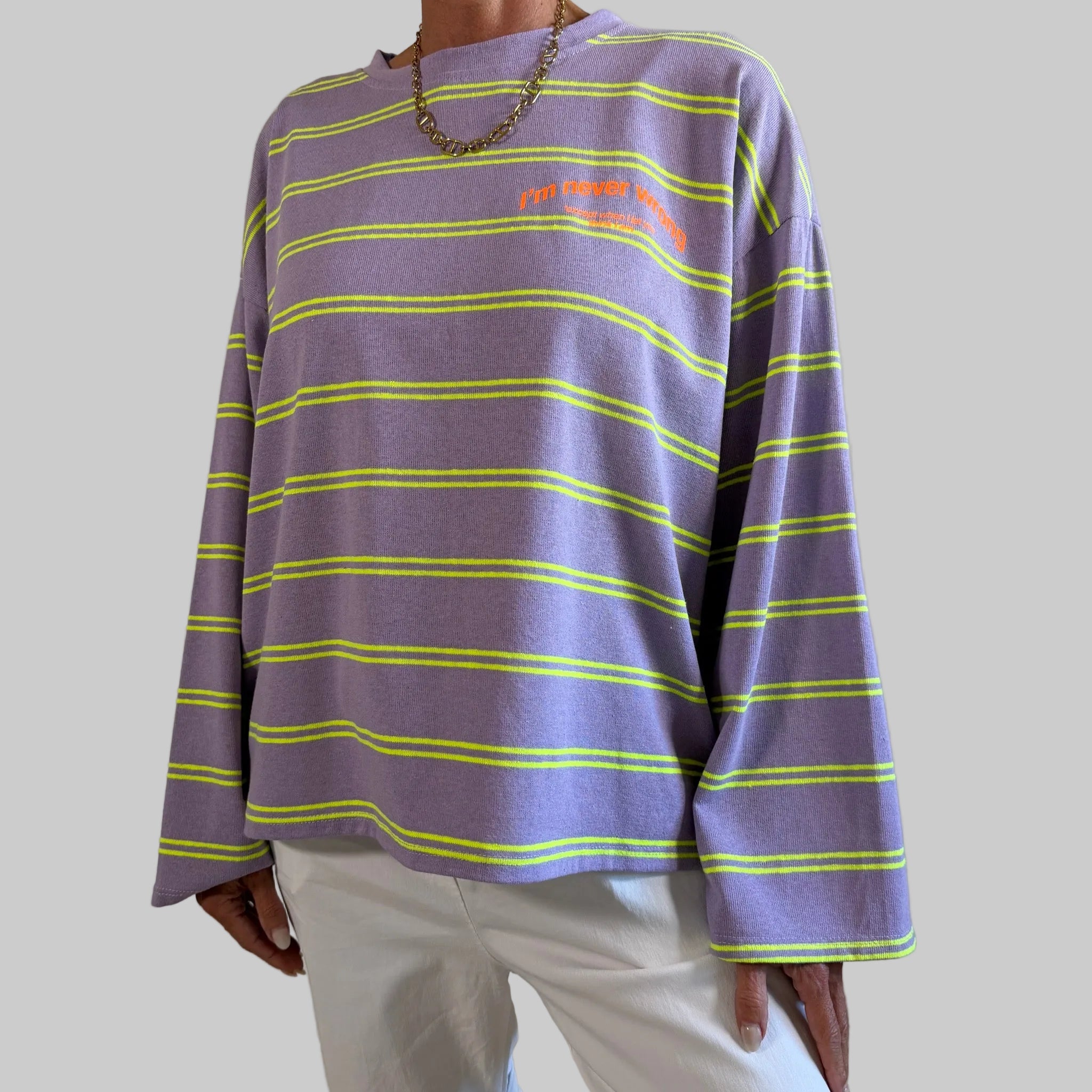 Langarmshirt gestreift - Farbauswahl