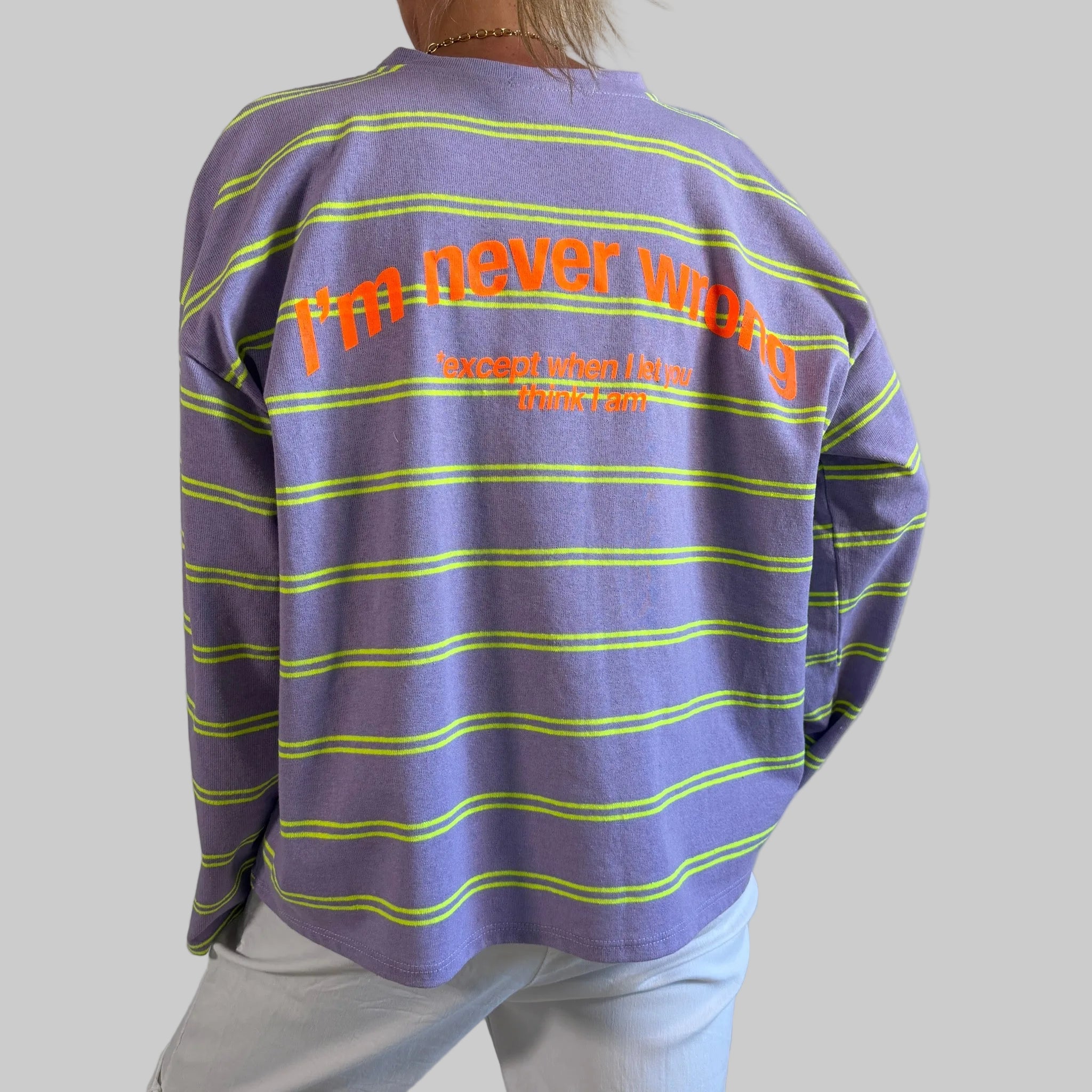 Langarmshirt gestreift - Farbauswahl
