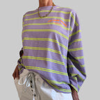 Langarmshirt gestreift - Farbauswahl