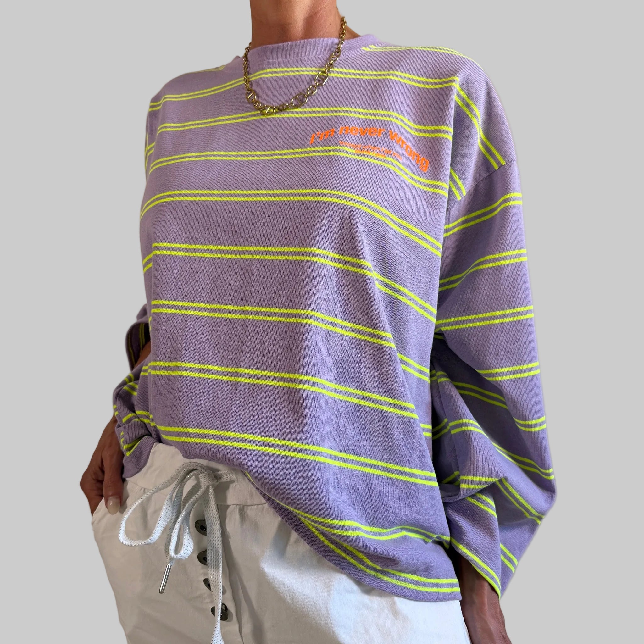 Langarmshirt gestreift - Farbauswahl