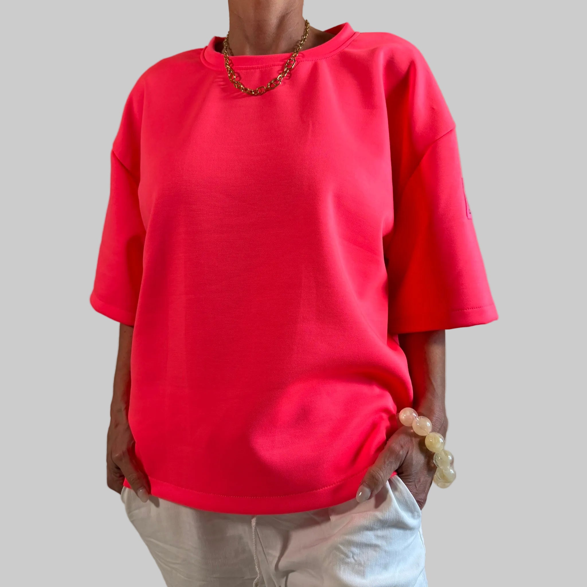 Shirt mit Patch - Farbauswahl