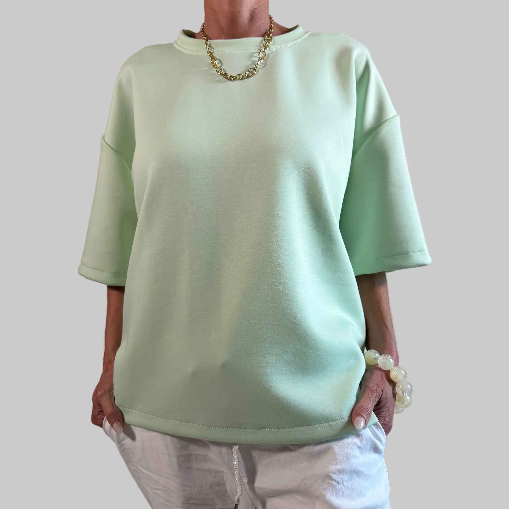 Shirt mit Patch - Farbauswahl