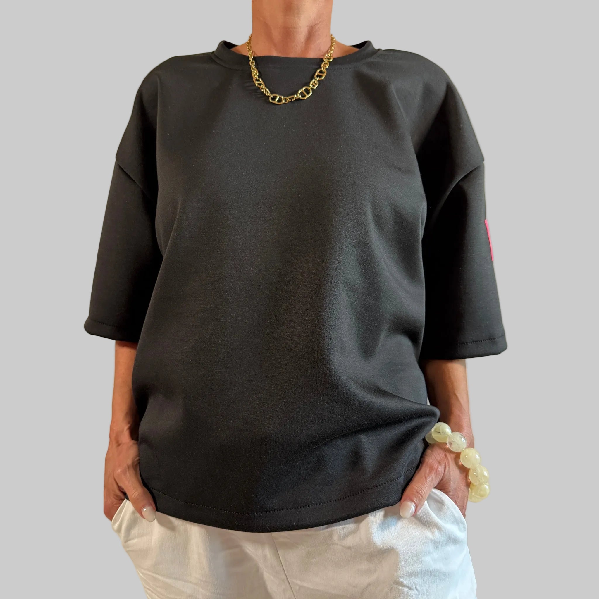 Shirt mit Patch - Farbauswahl
