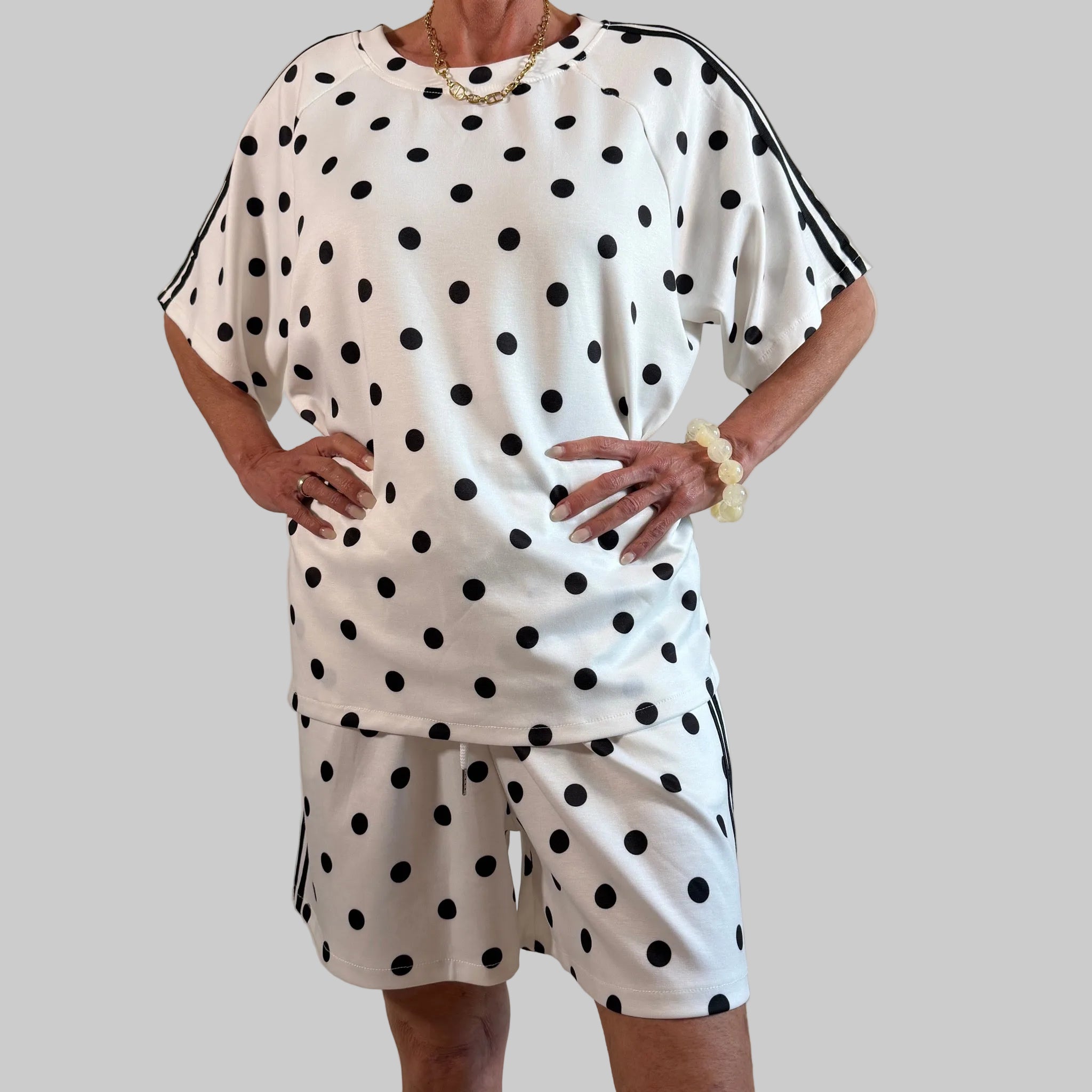 Zweiteiler Sommer Polka Dots