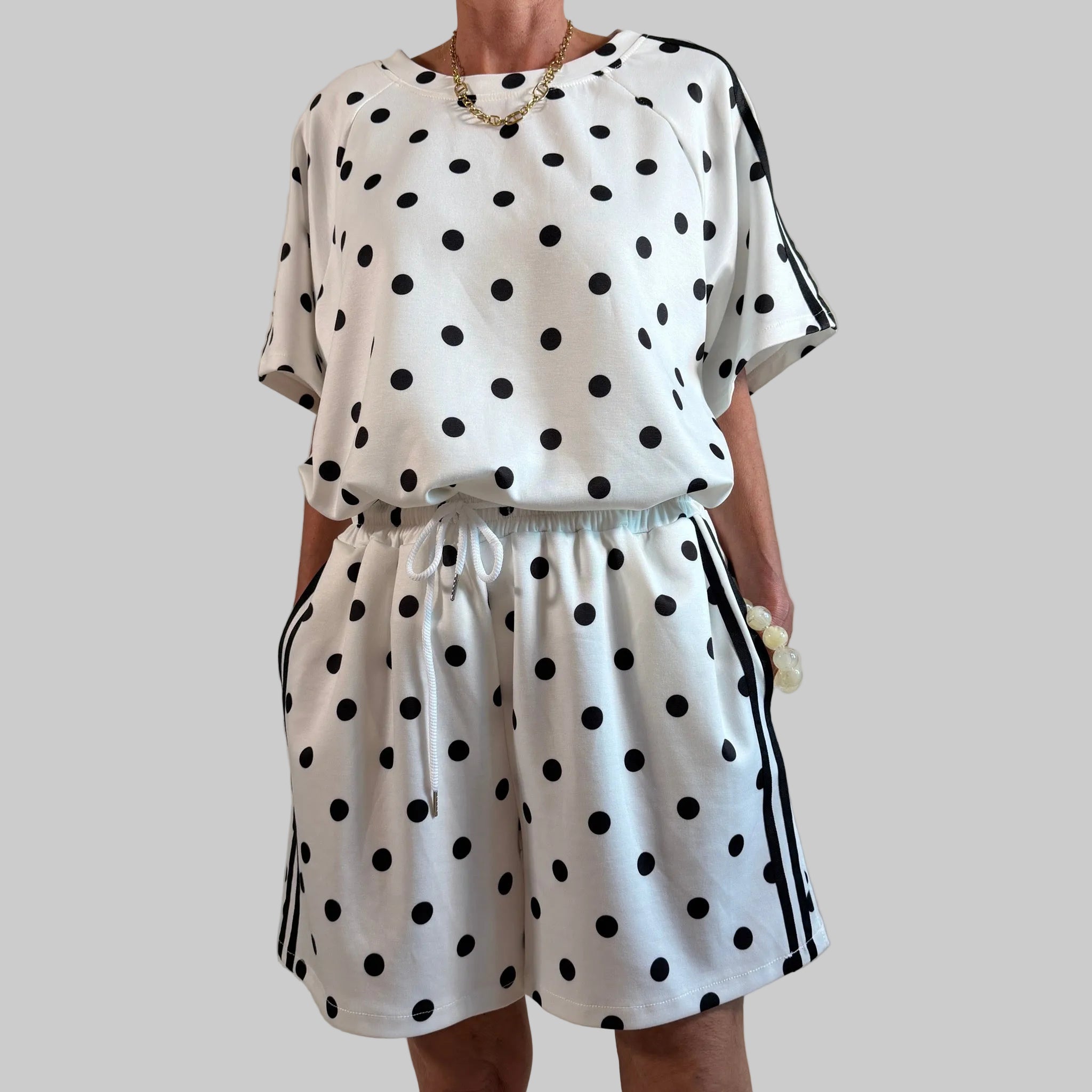 Zweiteiler Sommer Polka Dots