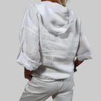 Leinenhemd Hoodie - Farbauswahl