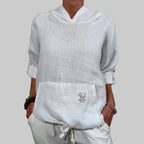 Leinenhemd Hoodie - Farbauswahl