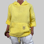 Leinenhemd Hoodie - Farbauswahl