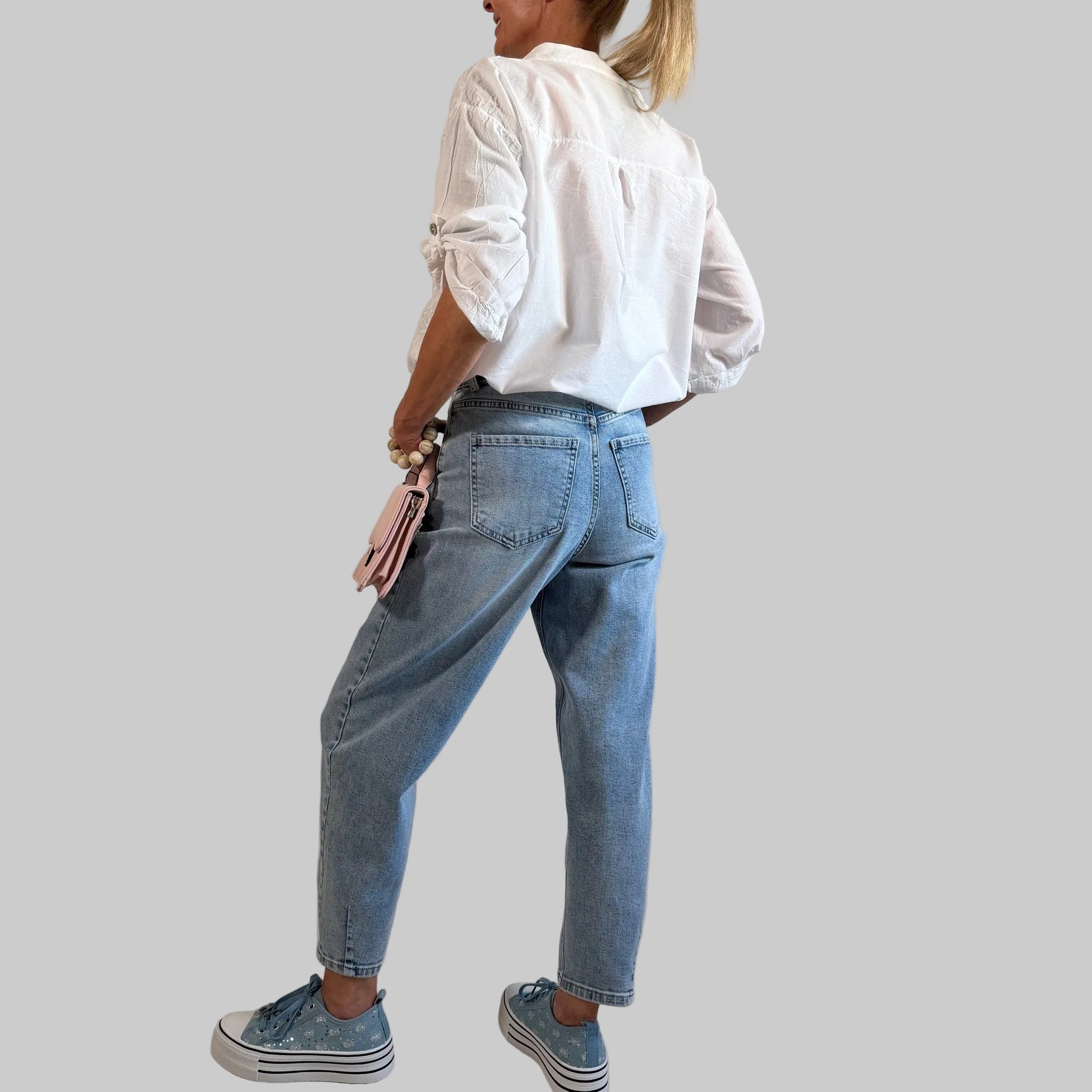 Stretch Jeanshose Ballonstyle