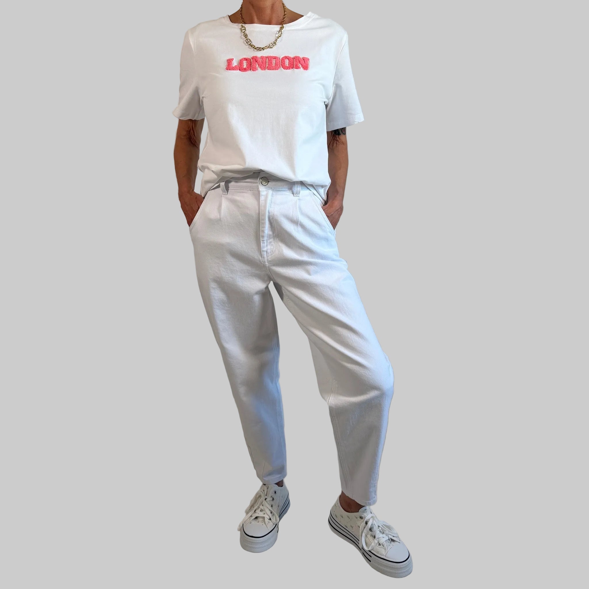 Stretch Jeanshose Ballonstyle