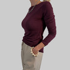 Kaschmir Langarmshirt