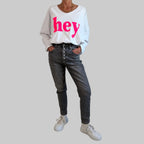 Stretch Jeanshose Mom Fit