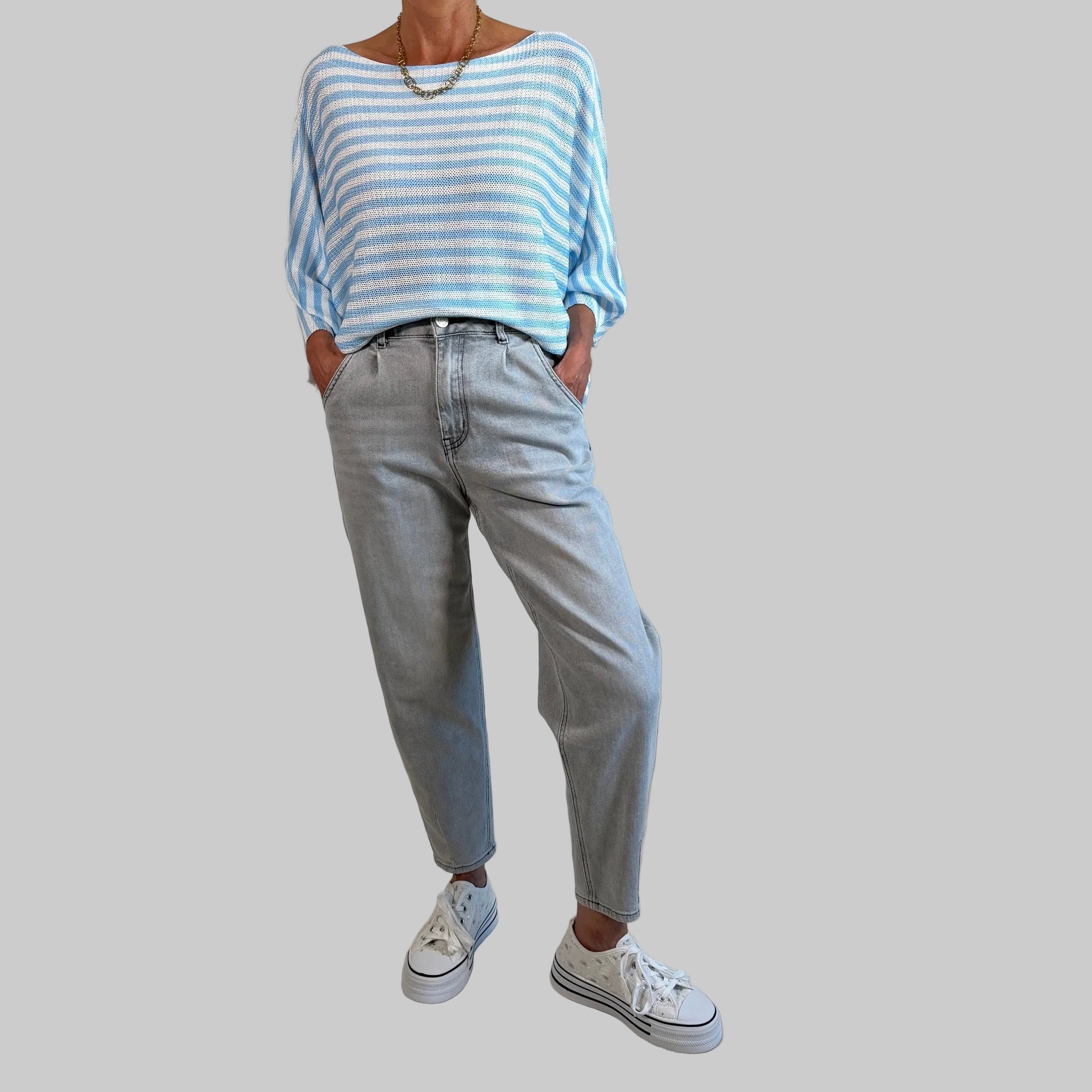 Stretch Jeanshose Ballonstyle