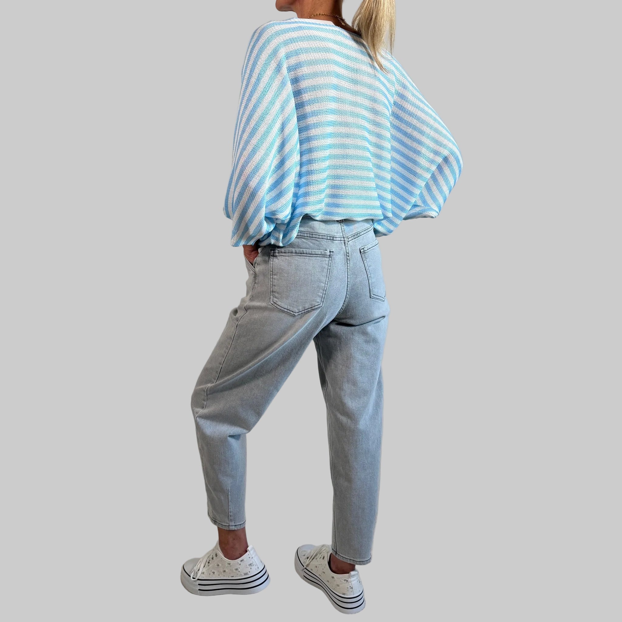 Stretch Jeanshose Ballonstyle