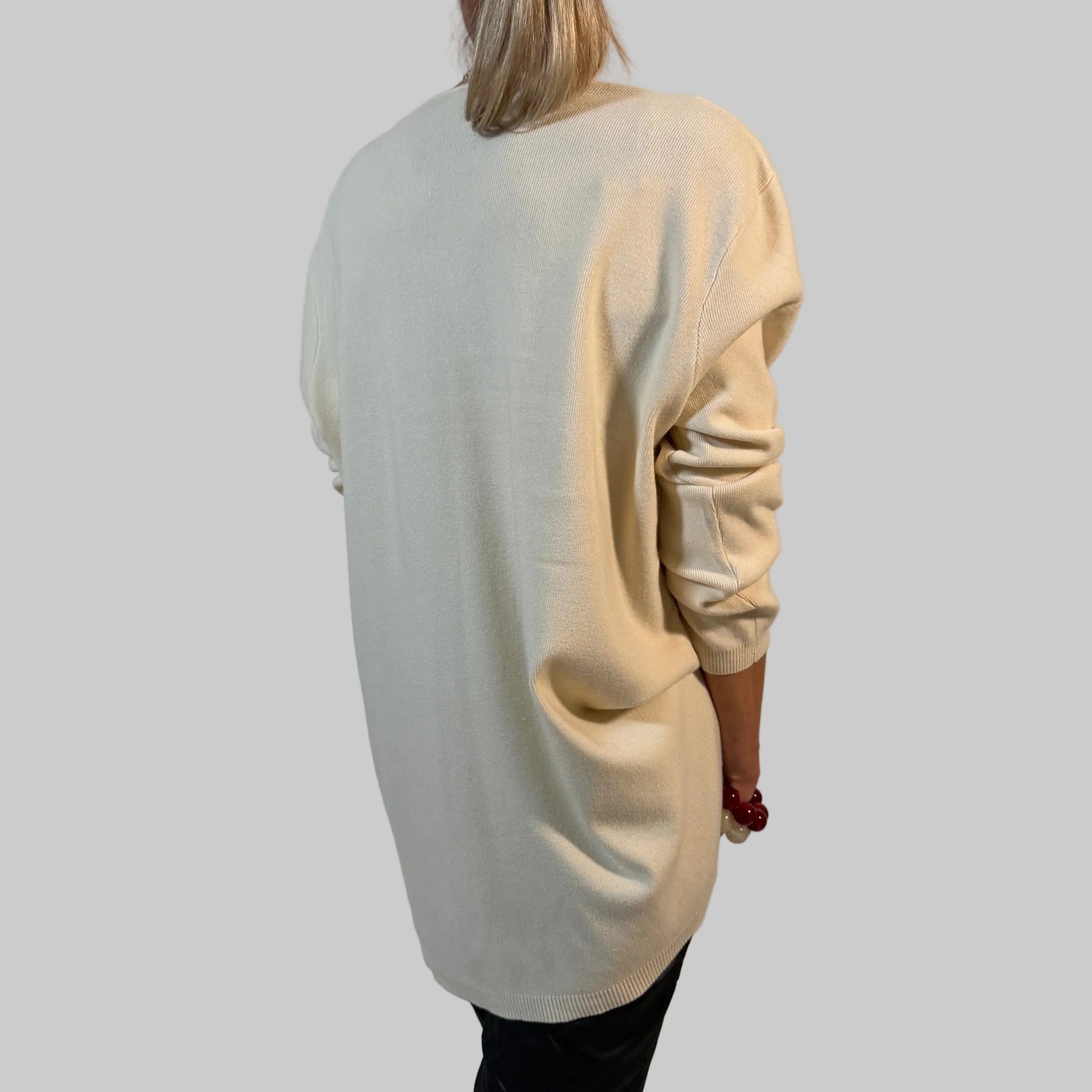 V-Feinstrickpullover