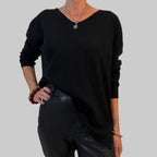 V-Feinstrickpullover
