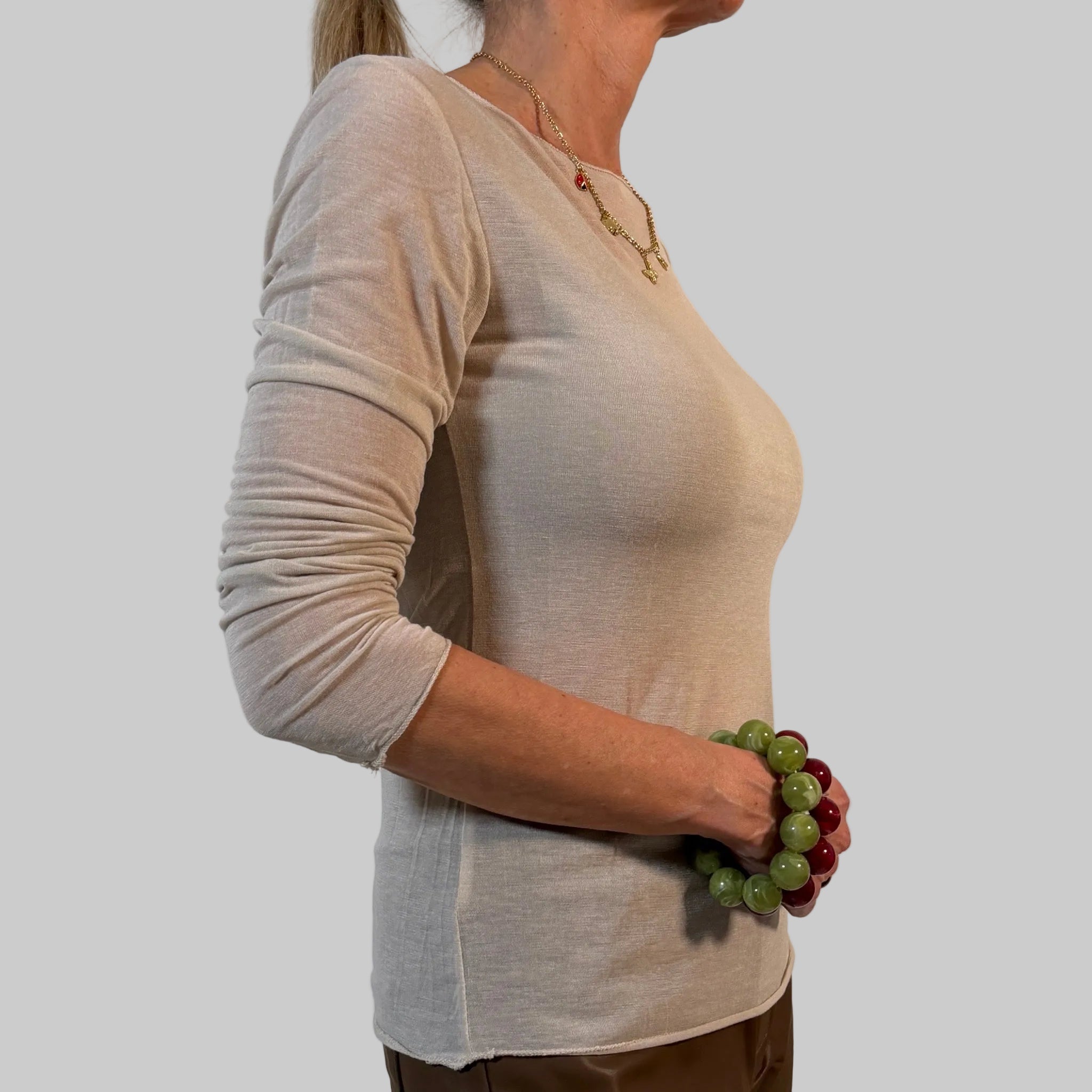 Kaschmir Langarmshirt