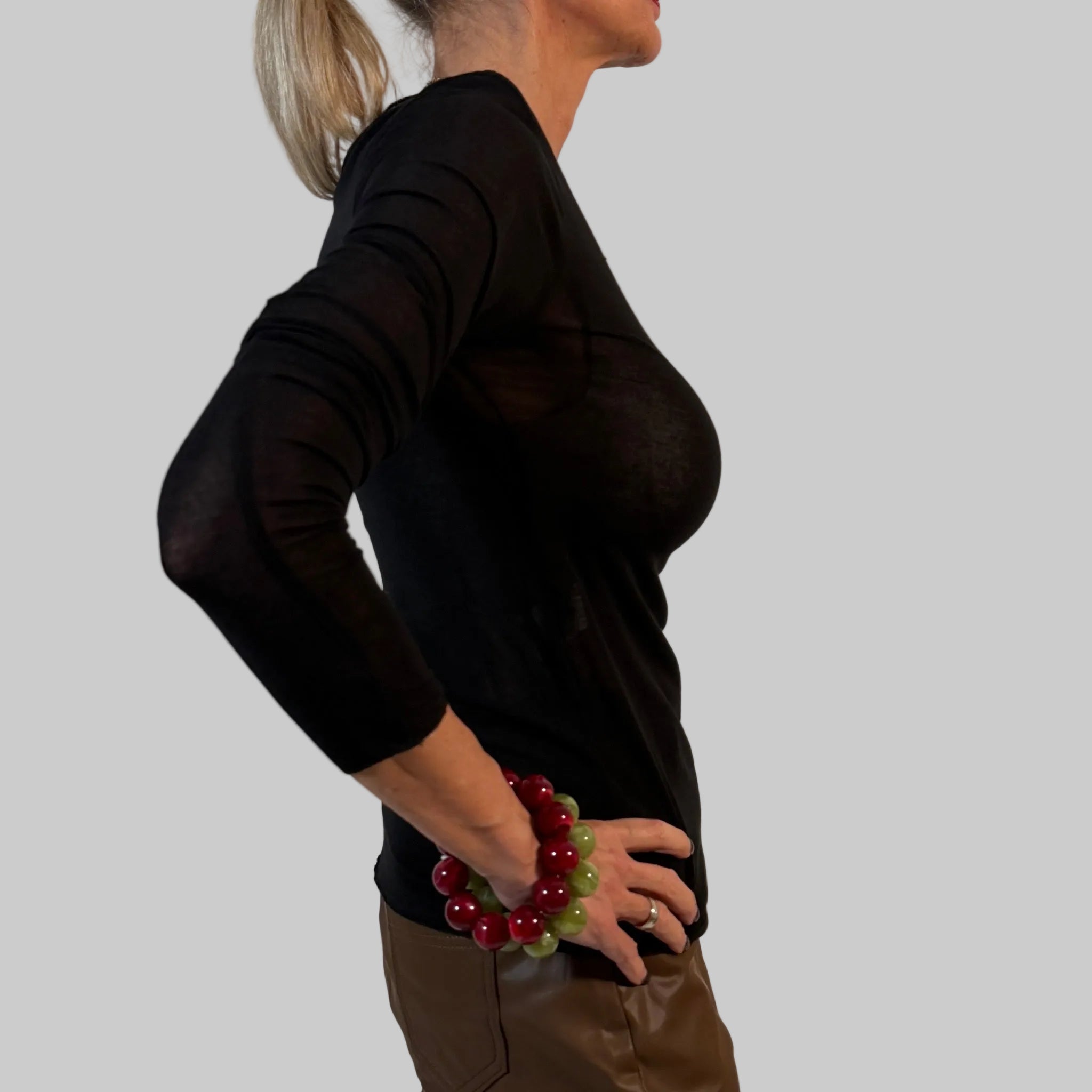 Kaschmir Langarmshirt