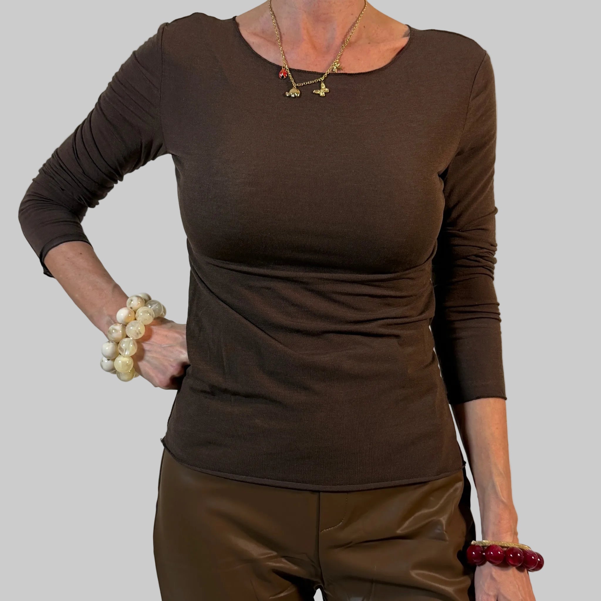 Kaschmir Langarmshirt