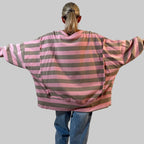 Pullover Streifen - Oversize