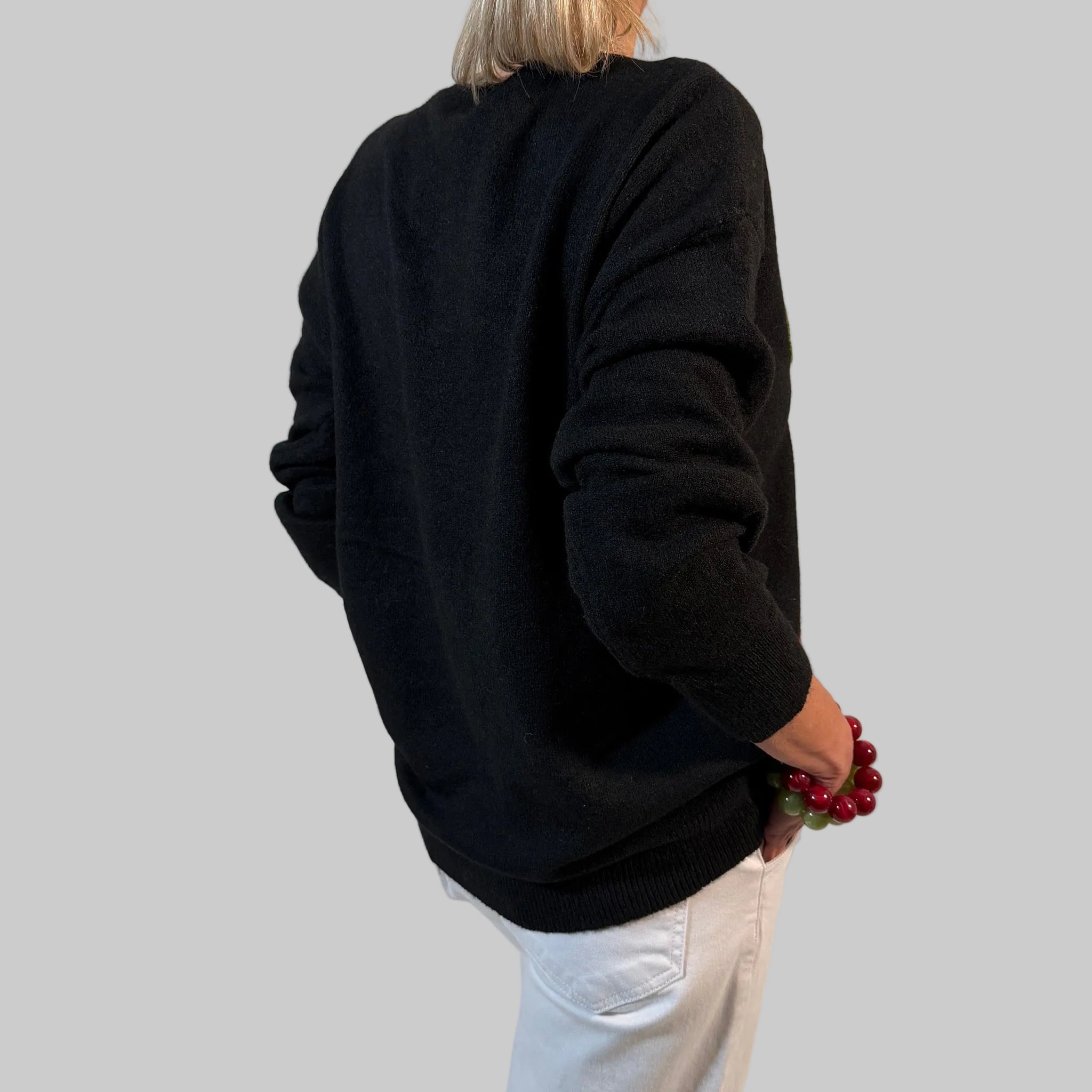 Feinstrickpullover - Melone