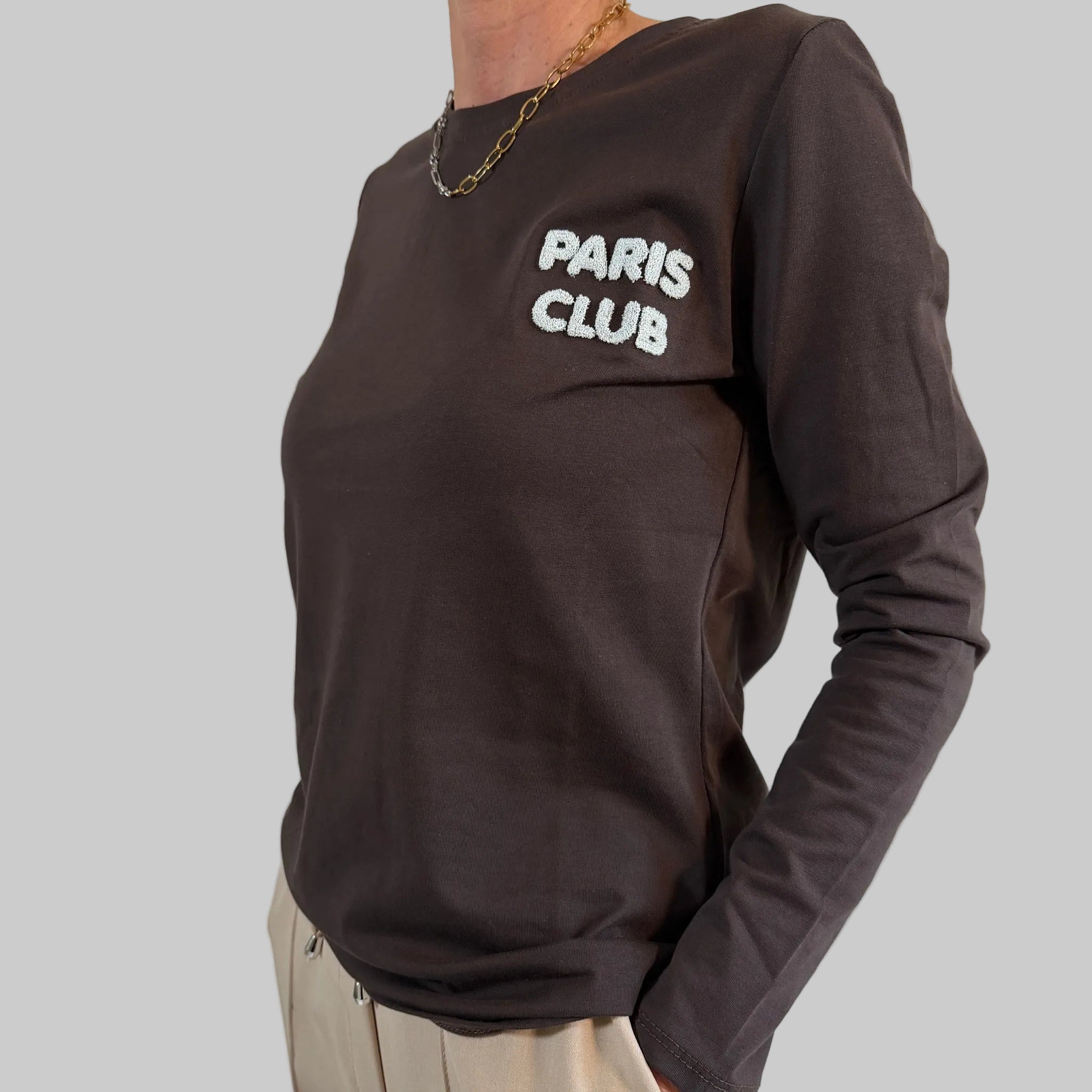 Langarmshirt Paris Club