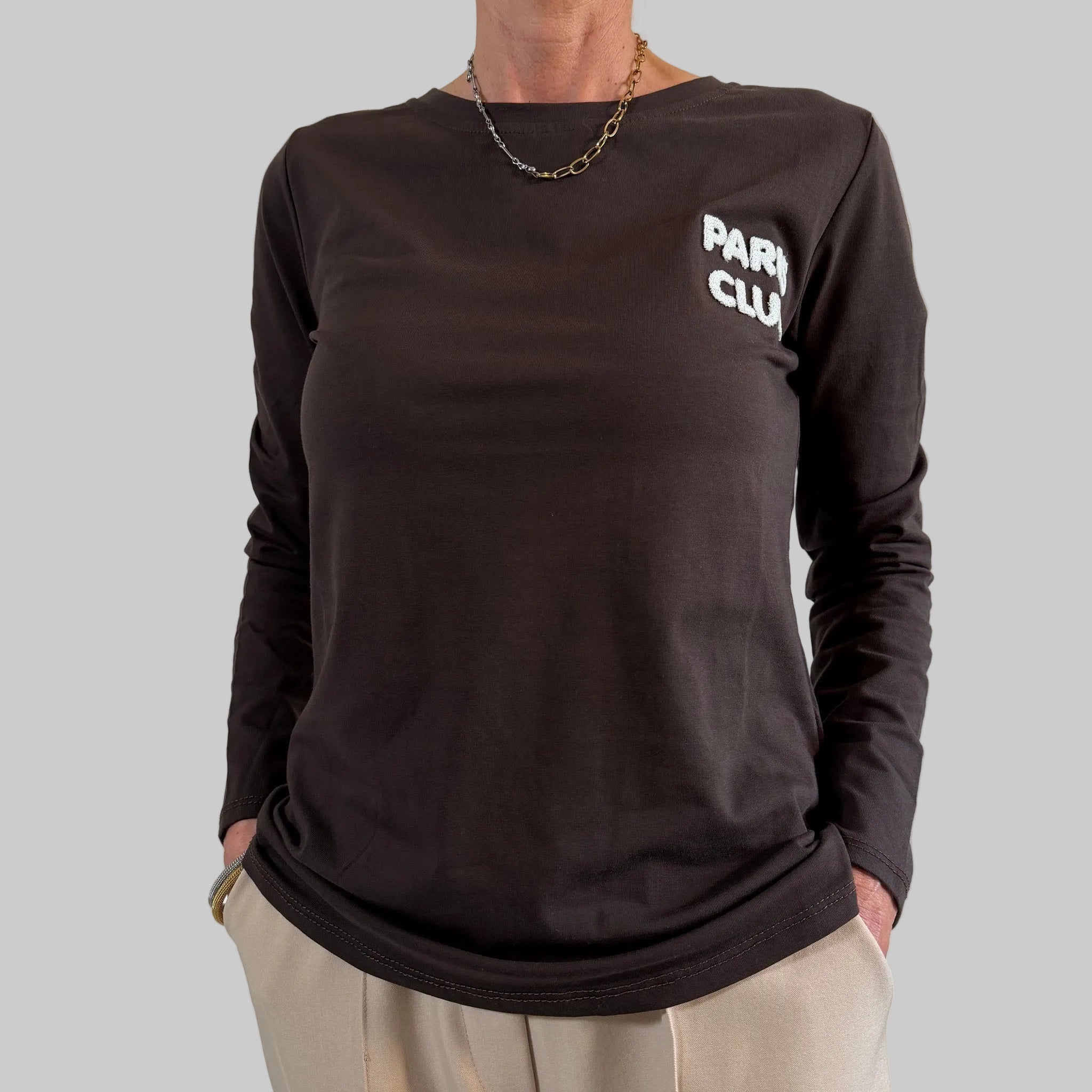 Langarmshirt Paris Club