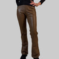 Stretch Lederhose - Bootcut