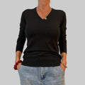 V-Feinstrickpullover - Slim Fit