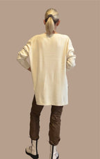 Feinstrickpullover weiß