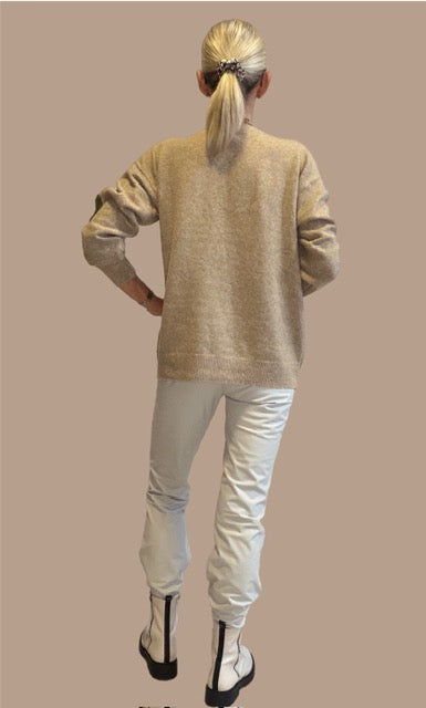 Strickpullover mit Melonendetails